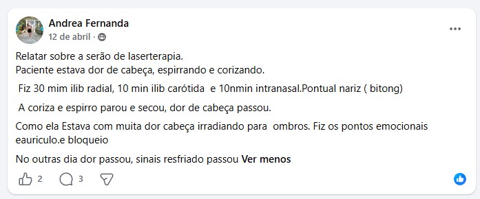 Depoimento de aluna